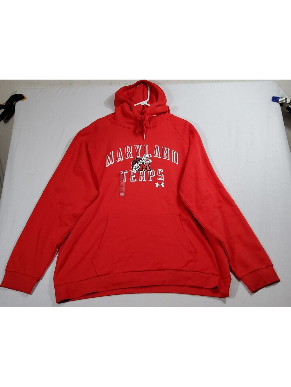 Under Armour Maryland Terrapins Hoodie Hooded Sweatshirt  Mens XXL RED NWT